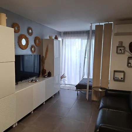 Studio Cosy Rez De Jardin Climatisation Parking Wifi Appartement *